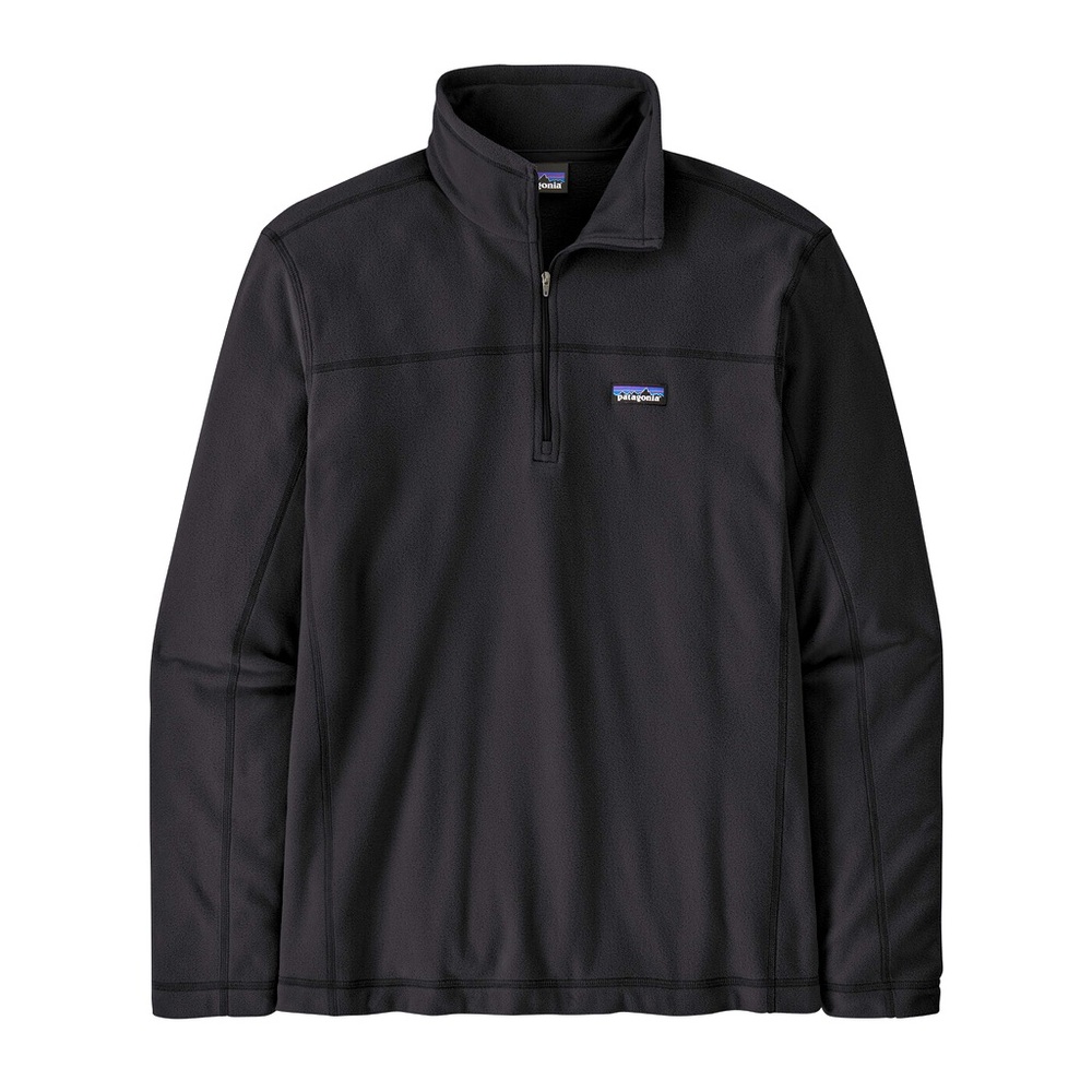 Men’s black Patagonia micro D 1/4 zip new with tags